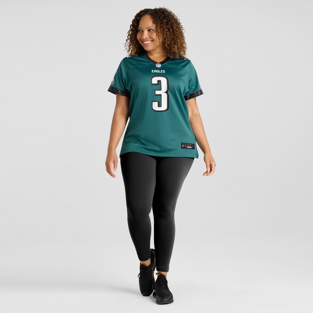 Women's Nike Philadelphia Eagles Nolan Smith Midnight Green Team Game NFL Jersey