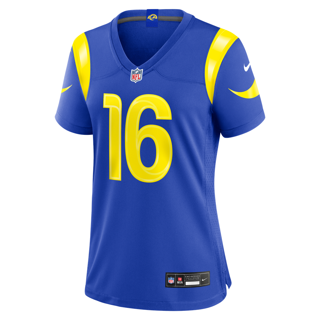 Women's Nike Los Angeles Rams Tru Edwards Royal Team Game NFL Jersey