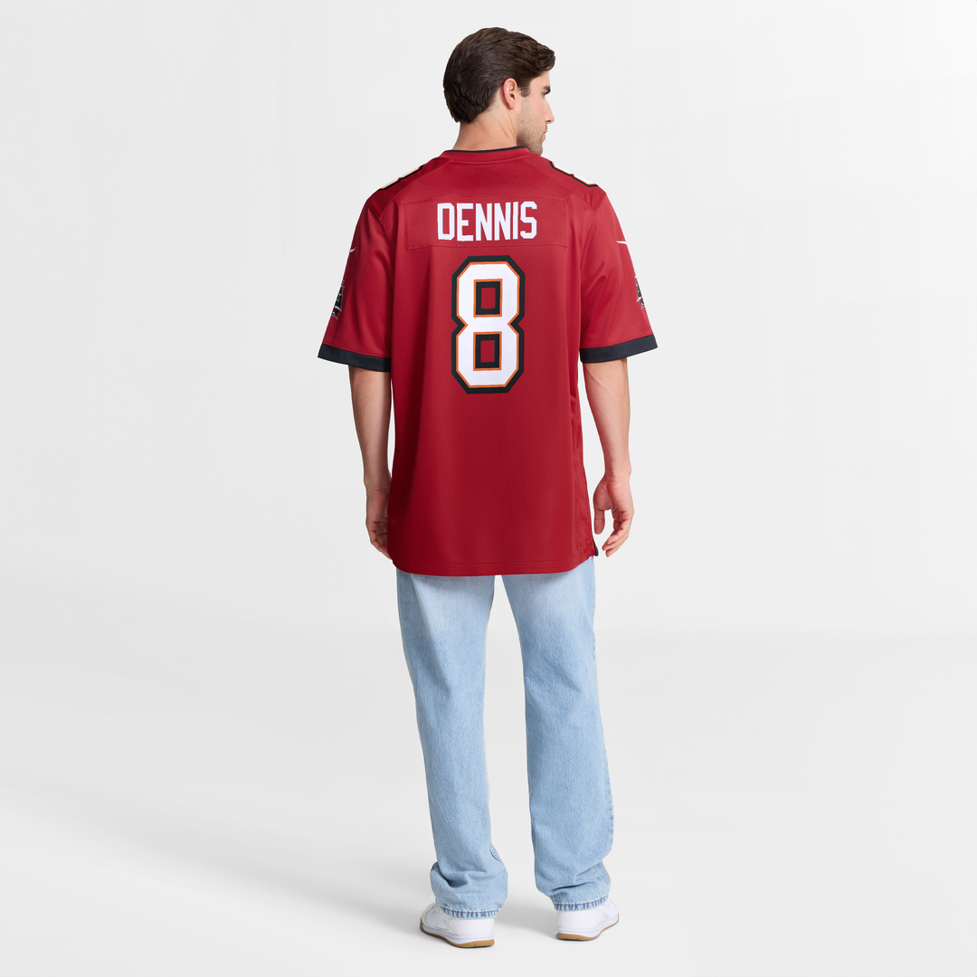 Men's Nike Tampa Bay Buccaneers SirVocea Dennis Red Game NFL Jersey