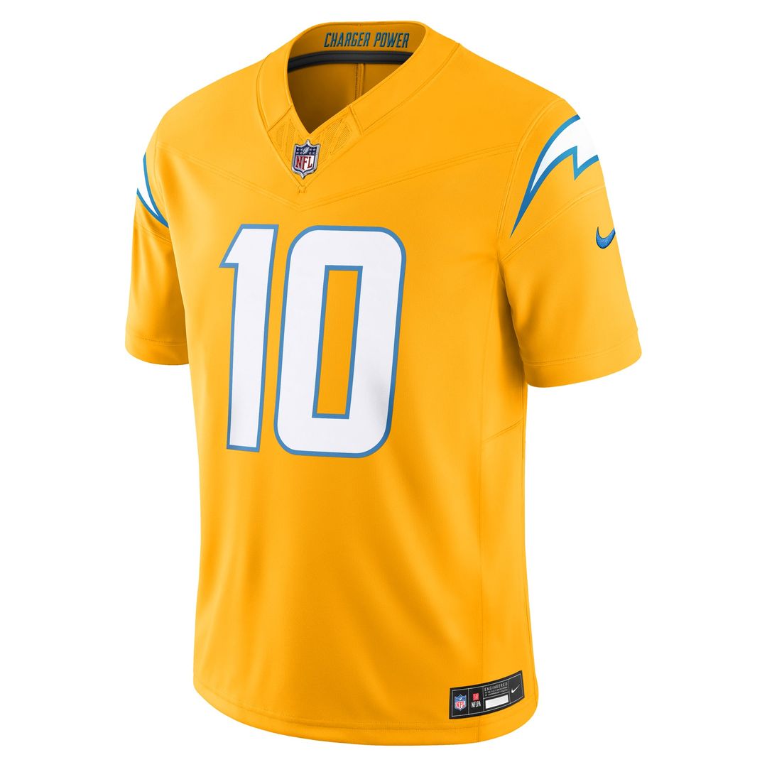 Men's Nike Los Angeles Chargers Justin Herbert Royal Vapor F.U.S.E. Limited NFL Jersey
