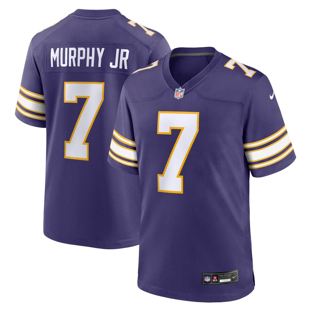 Men's Nike Minnesota Vikings Byron Murphy Jr. Purple Alternate Game NFL Jersey