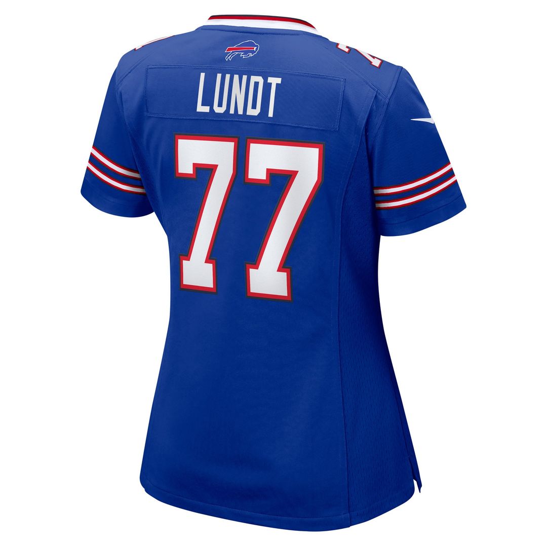 Women's Nike Buffalo Bills Chase Lundt Royal Team Game NFL Jersey