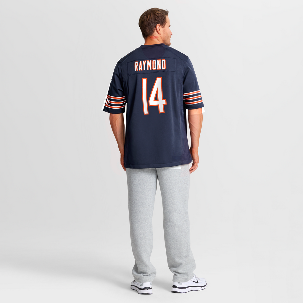 Men's Nike Chicago Bears Kalif Raymond Navy Team Game NFL Jersey