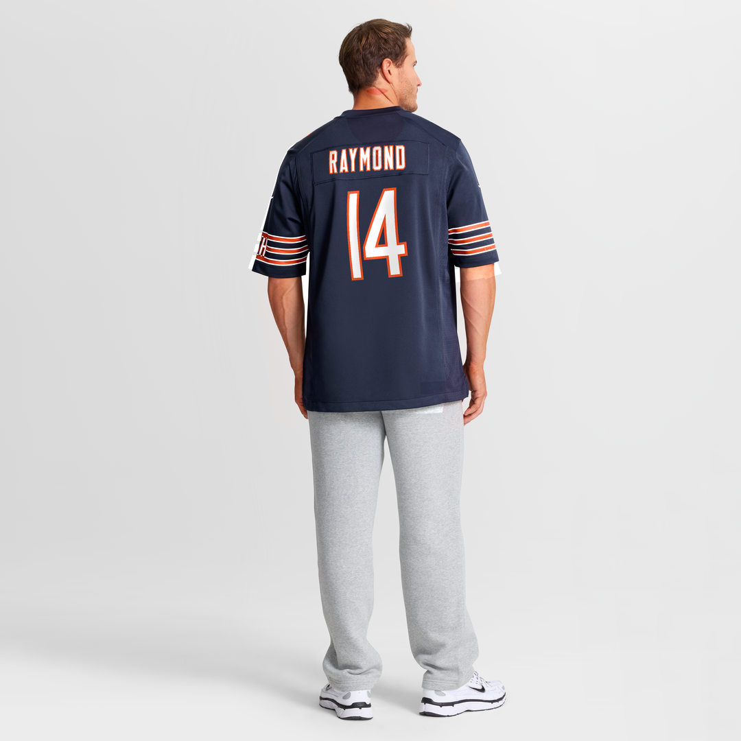 Men's Nike Chicago Bears Kalif Raymond Navy Team Game NFL Jersey