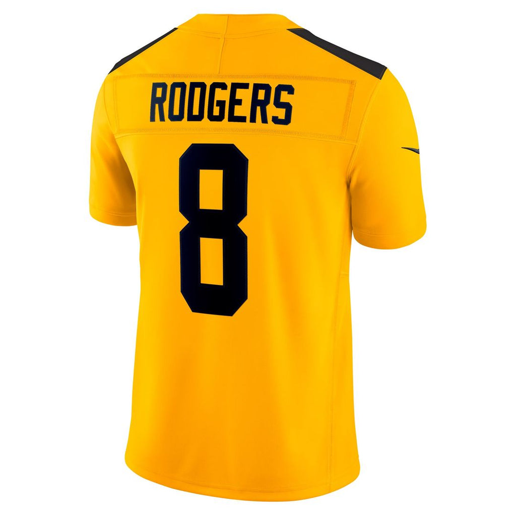 Men's Nike Pittsburgh Steelers Aaron Rodgers Black Team Vapor F.U.S.E. Limited NFL Jersey
