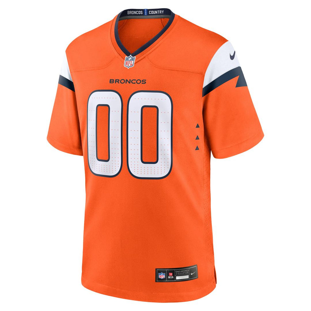 Men's Nike Denver Broncos Tyler Onyedim Orange Game NFL Jersey