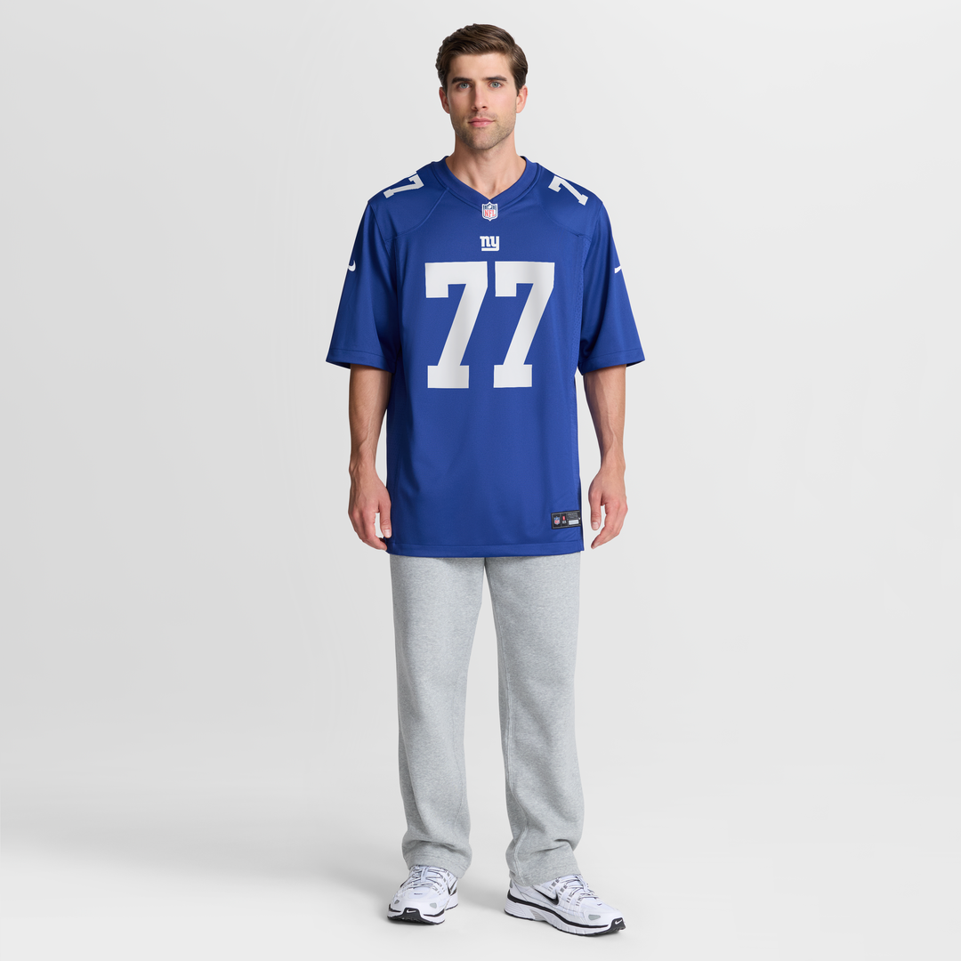 Men's Nike New York Giants Daniel Faalele Royal Team Game NFL Jersey
