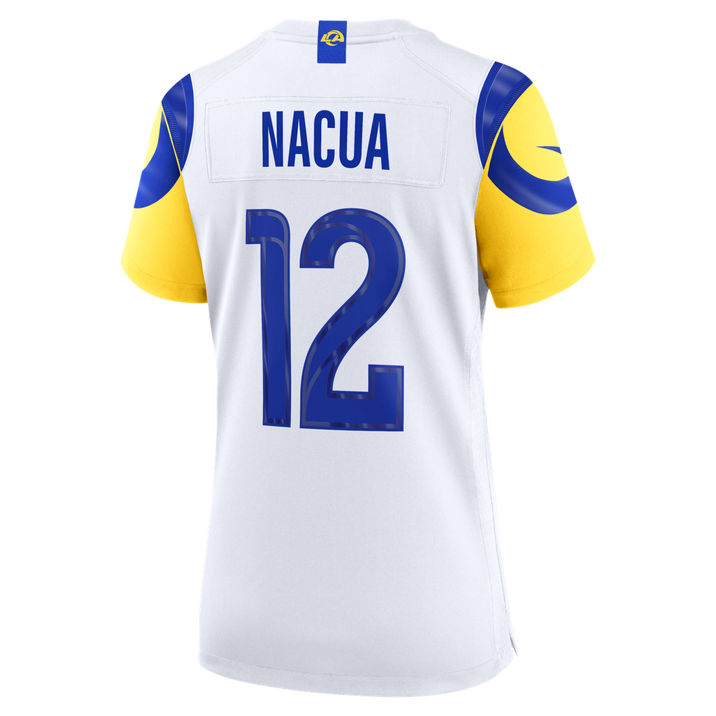 Women's Nike Los Angeles Rams Puka Nacua White Game NFL Jersey