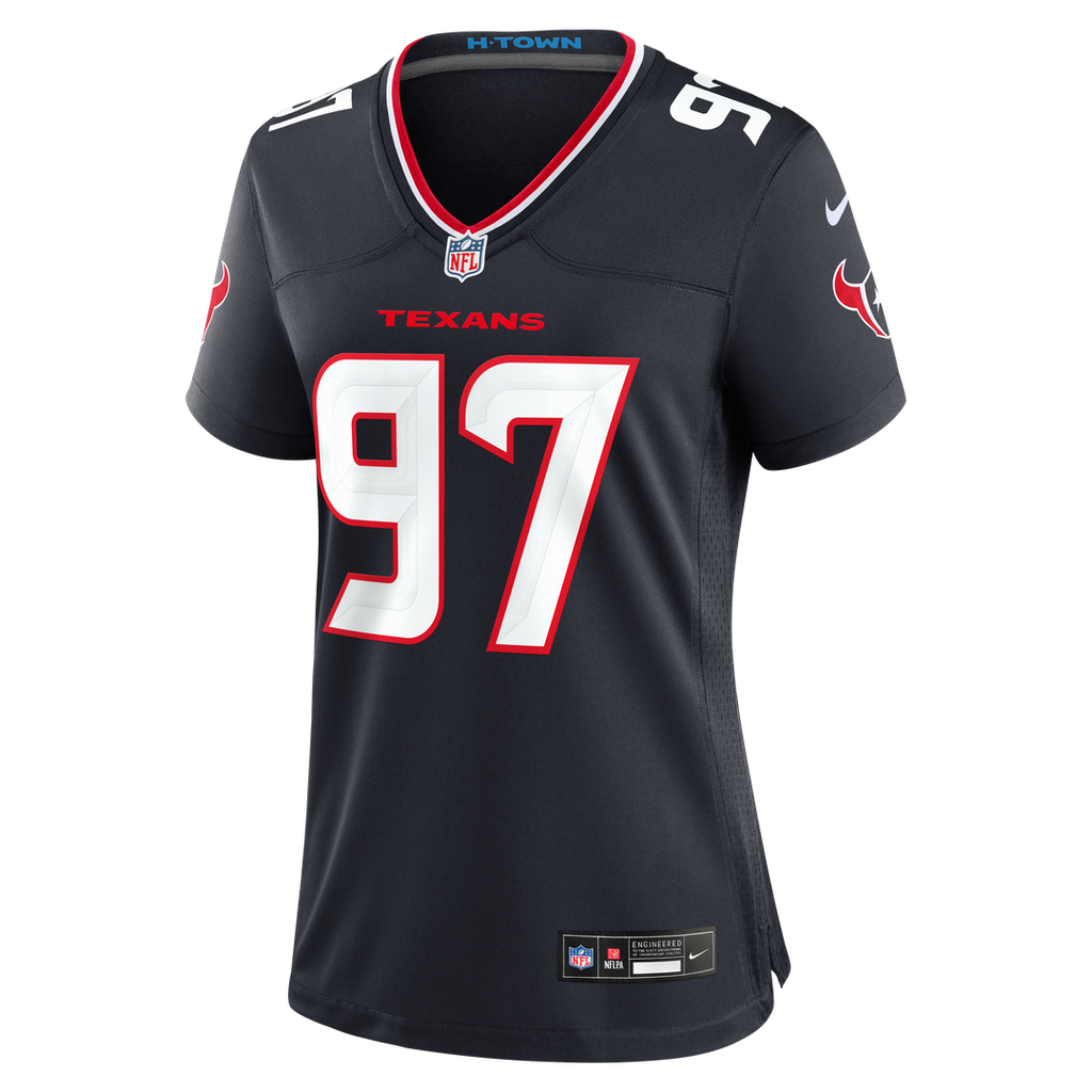 Women's Nike Houston Texans Dominique Robinson Navy Team Game NFL Jersey