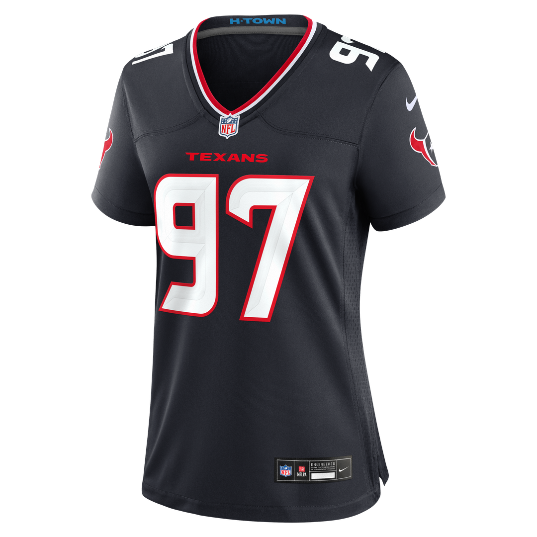 Women's Nike Houston Texans Dominique Robinson Navy Team Game NFL Jersey