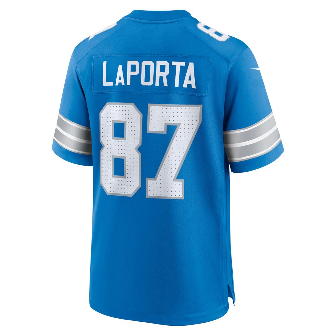 Men's Nike Detroit Lions Sam LaPorta Black 2nd Alternate Game NFL Jersey