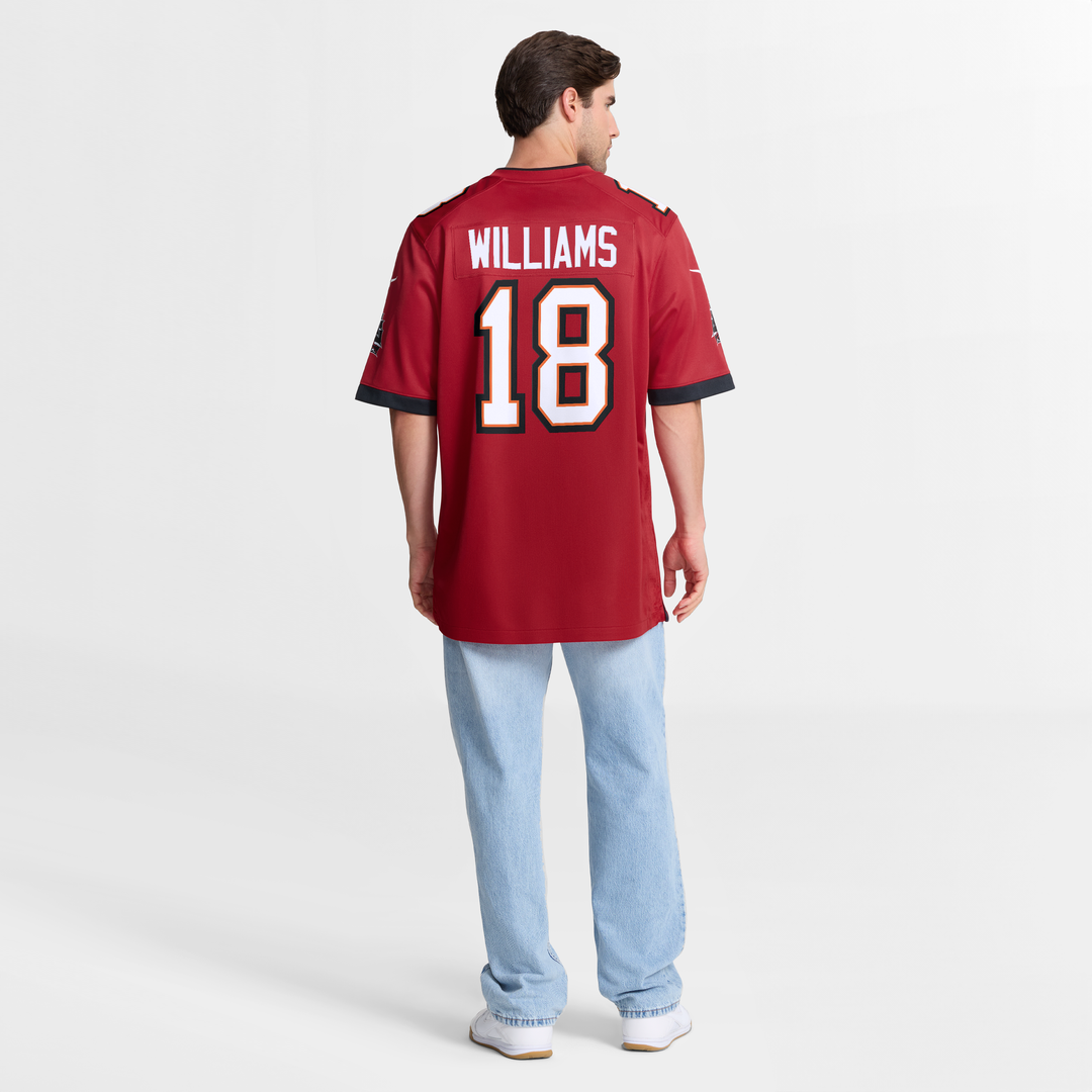 Men's Nike Tampa Bay Buccaneers Josh Williams Red Team Game NFL Jersey