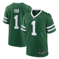 Men's Nike New York Jets Legacy Green #1 Dad Game NFL Jersey