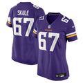 Women's Nike Minnesota Vikings Justin Skule Purple Team Game NFL Jersey