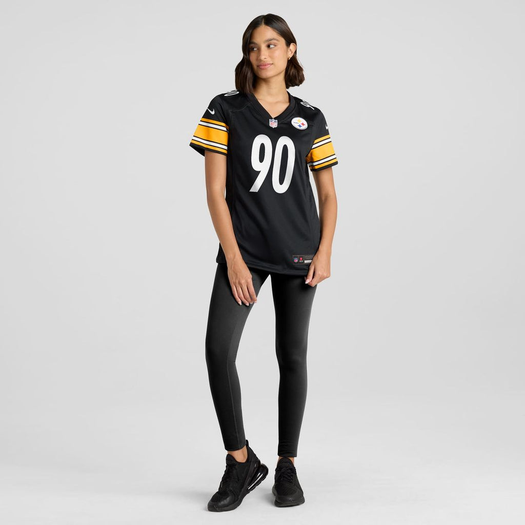 Women's Nike Pittsburgh Steelers T.J. Watt Black Game NFL Jersey