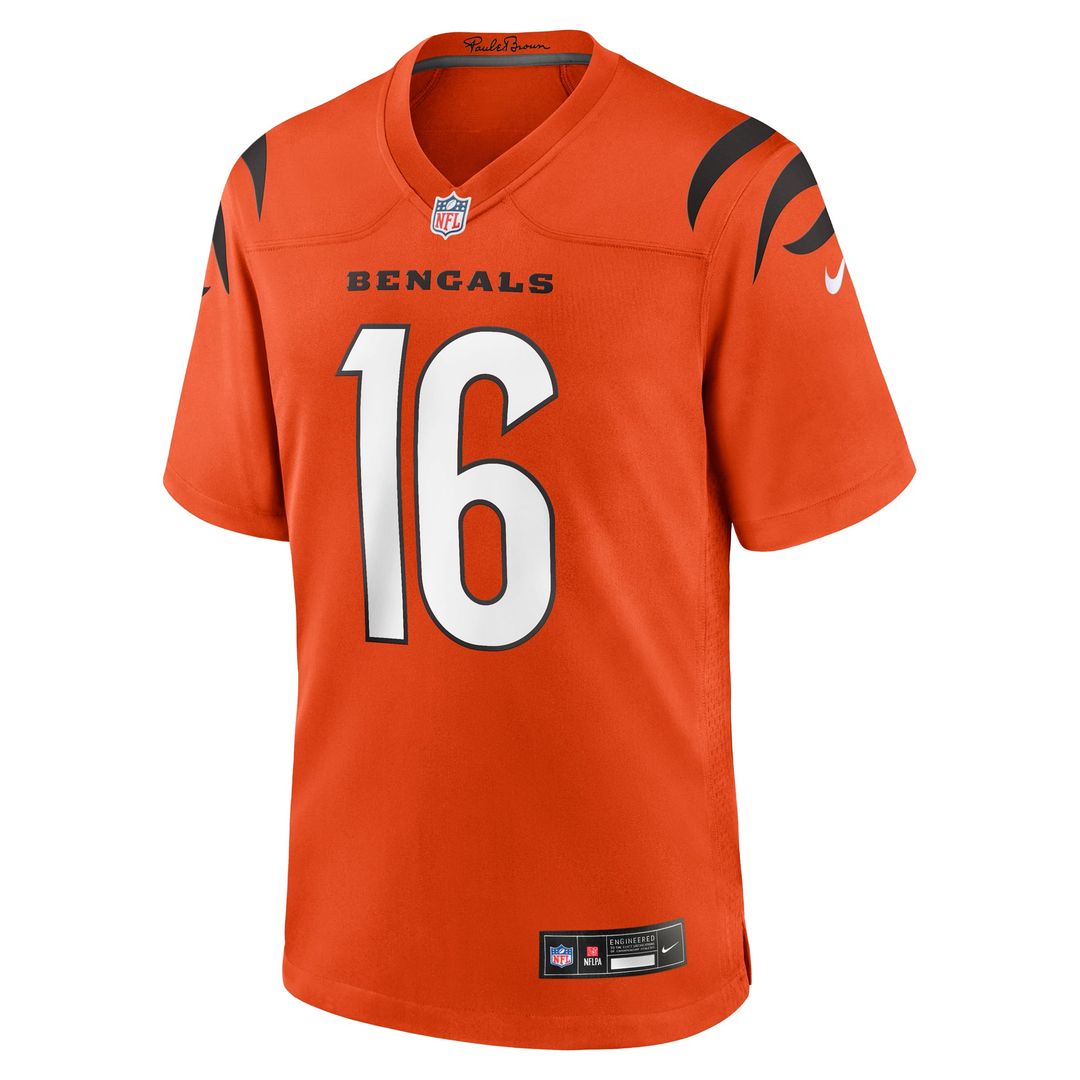 Men's Nike Cincinnati Bengals Joe Flacco White Game NFL Jersey