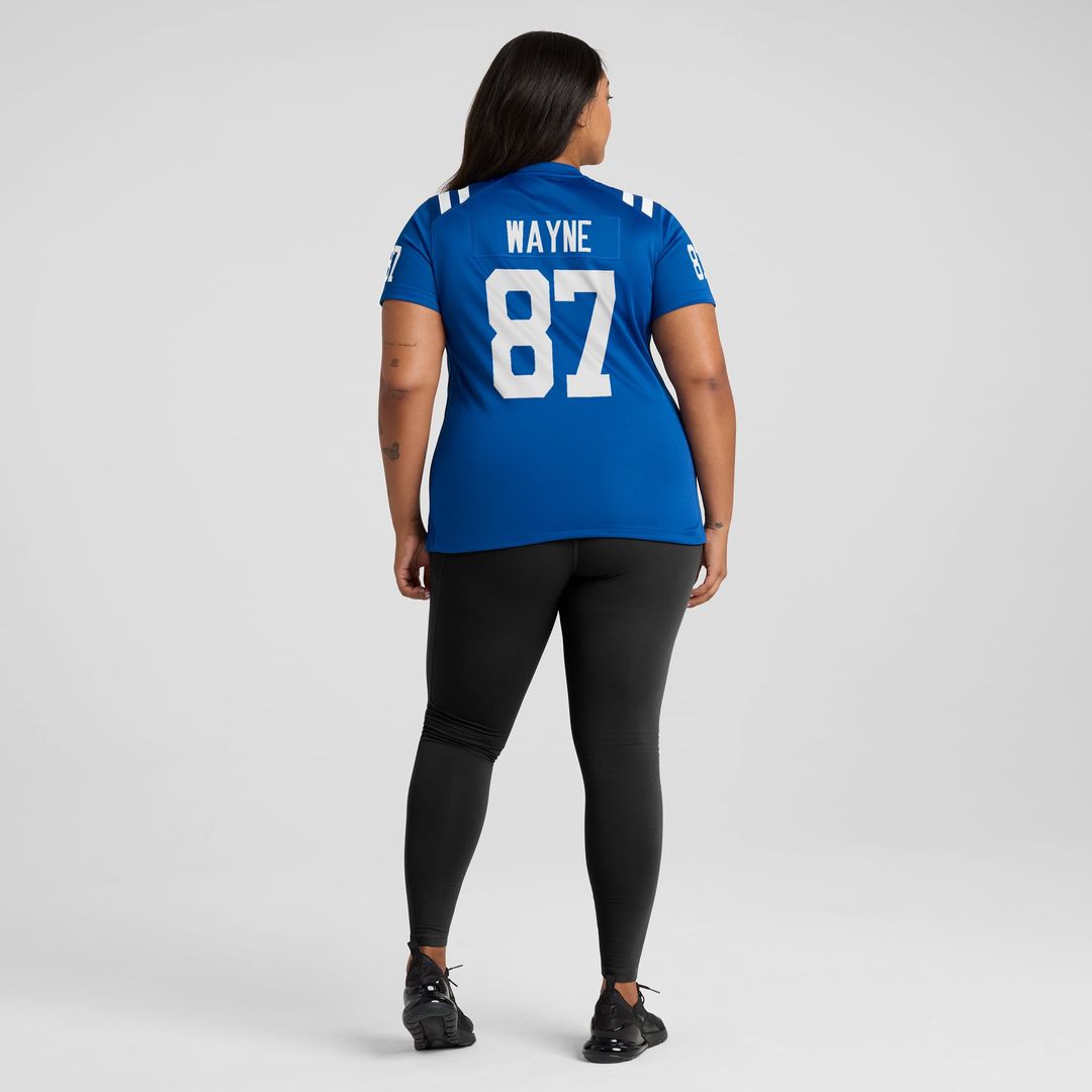 Women's Nike Indianapolis Colts Reggie Wayne Royal Retired Player Game NFL Jersey