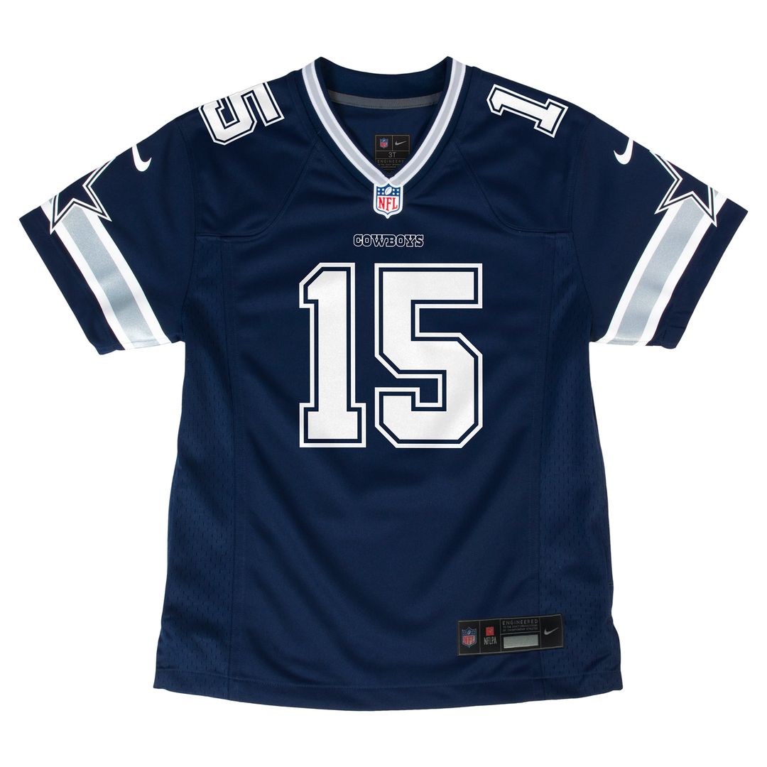 Youth Nike Dallas Cowboys Ezekiel Elliott Navy Game NFL Jersey