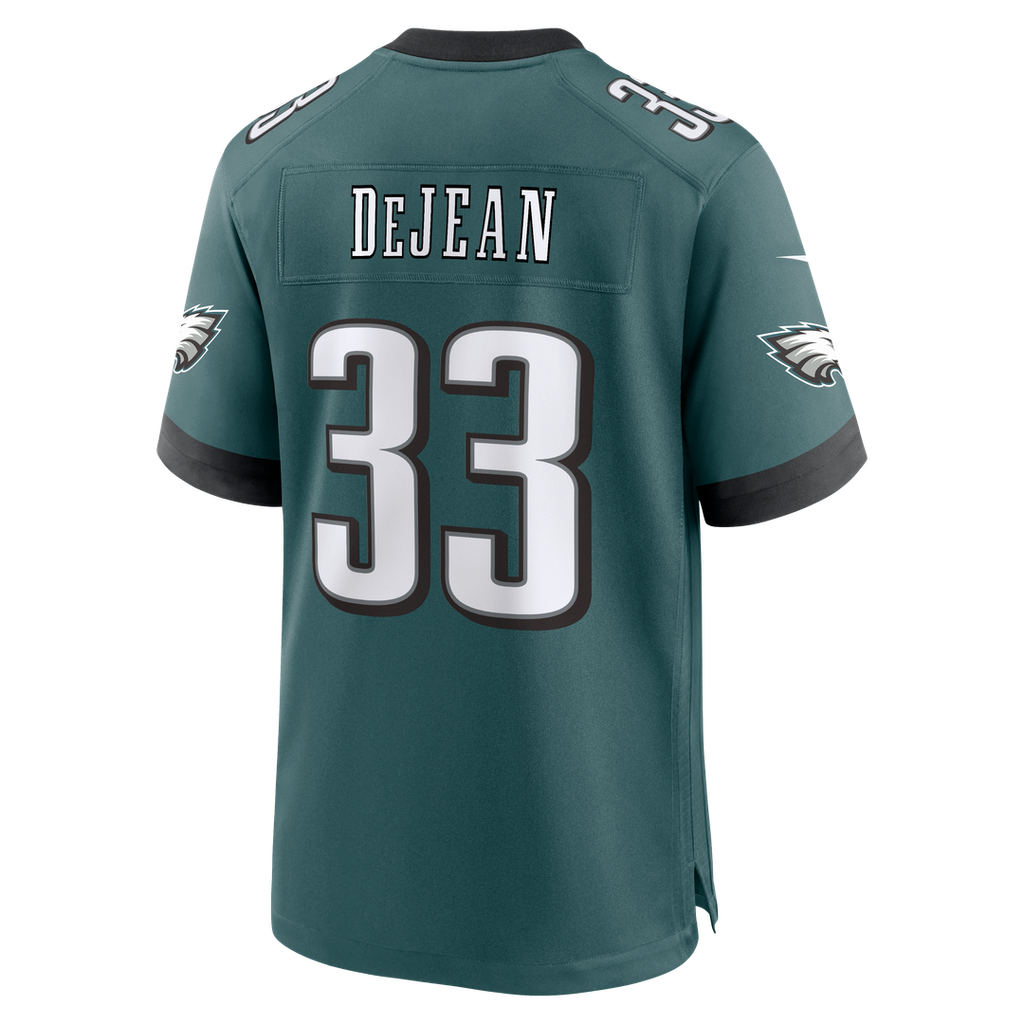 Men's Nike Philadelphia Eagles Cooper DeJean Midnight Green Team Game NFL Jersey