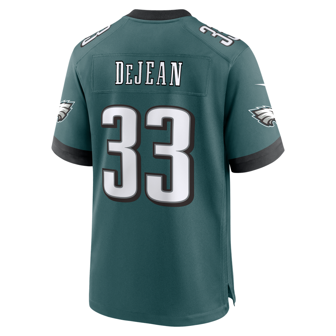 Men's Nike Philadelphia Eagles Cooper DeJean Midnight Green Team Game NFL Jersey