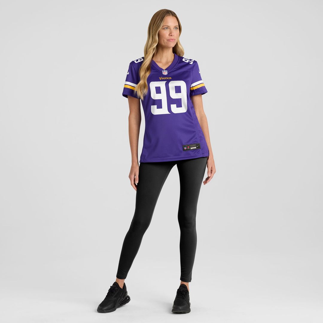 Women's Nike Minnesota Vikings Elijah Williams Purple Team Game NFL Jersey