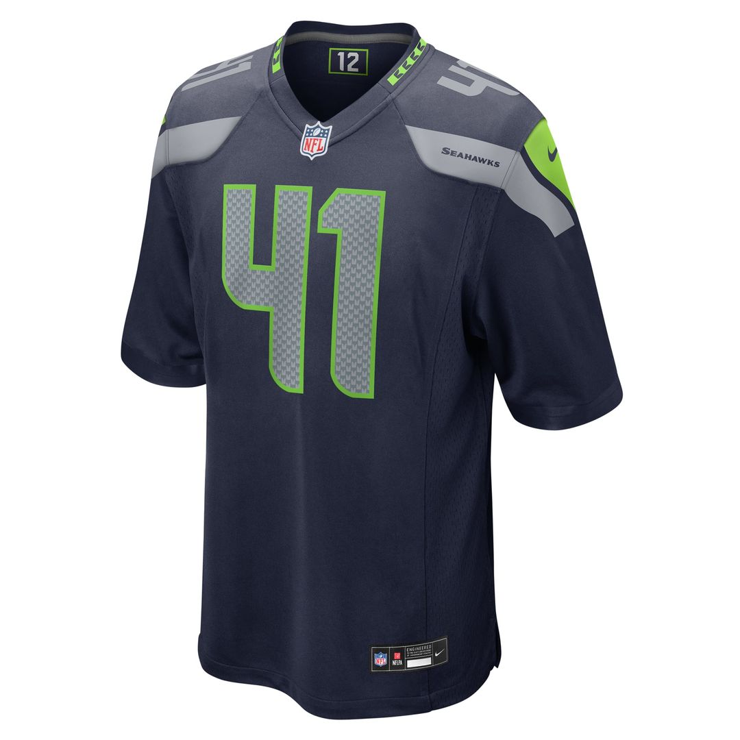 Men's Nike Seattle Seahawks Chris Stoll College Navy Game NFL Jersey