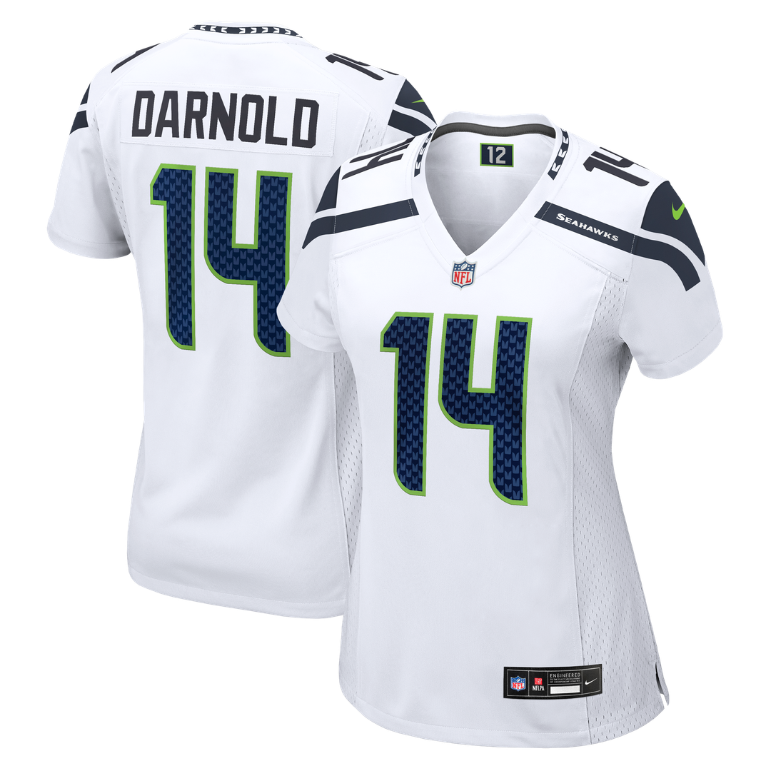 Women's Nike Seattle Seahawks Sam Darnold White Game NFL Jersey