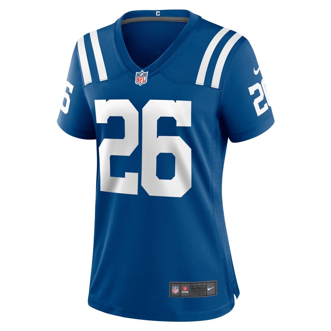 Women's Nike Indianapolis Colts Evan Hull Royal Team Game NFL Jersey
