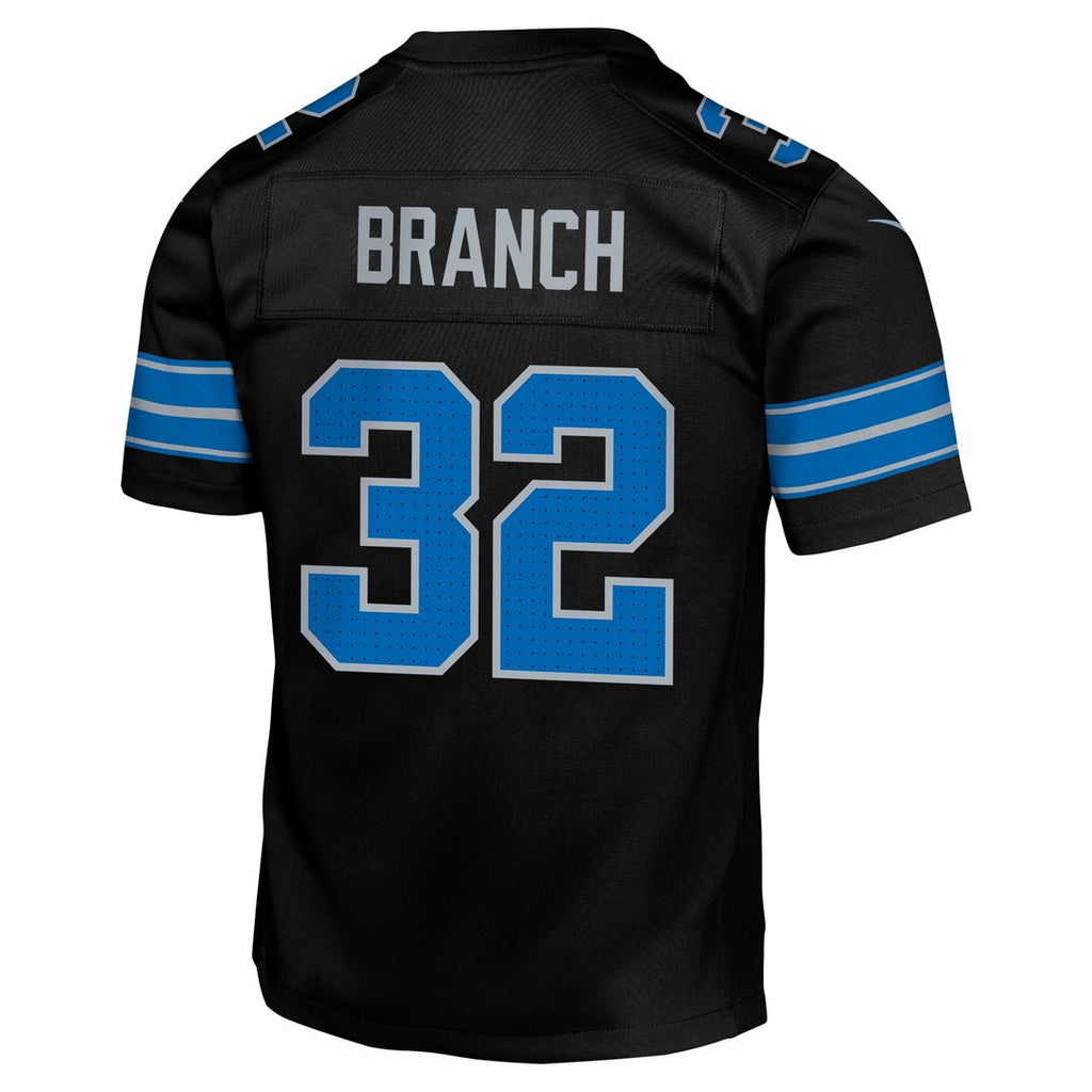 Youth Nike Detroit Lions Brian Branch Blue Game NFL Jersey
