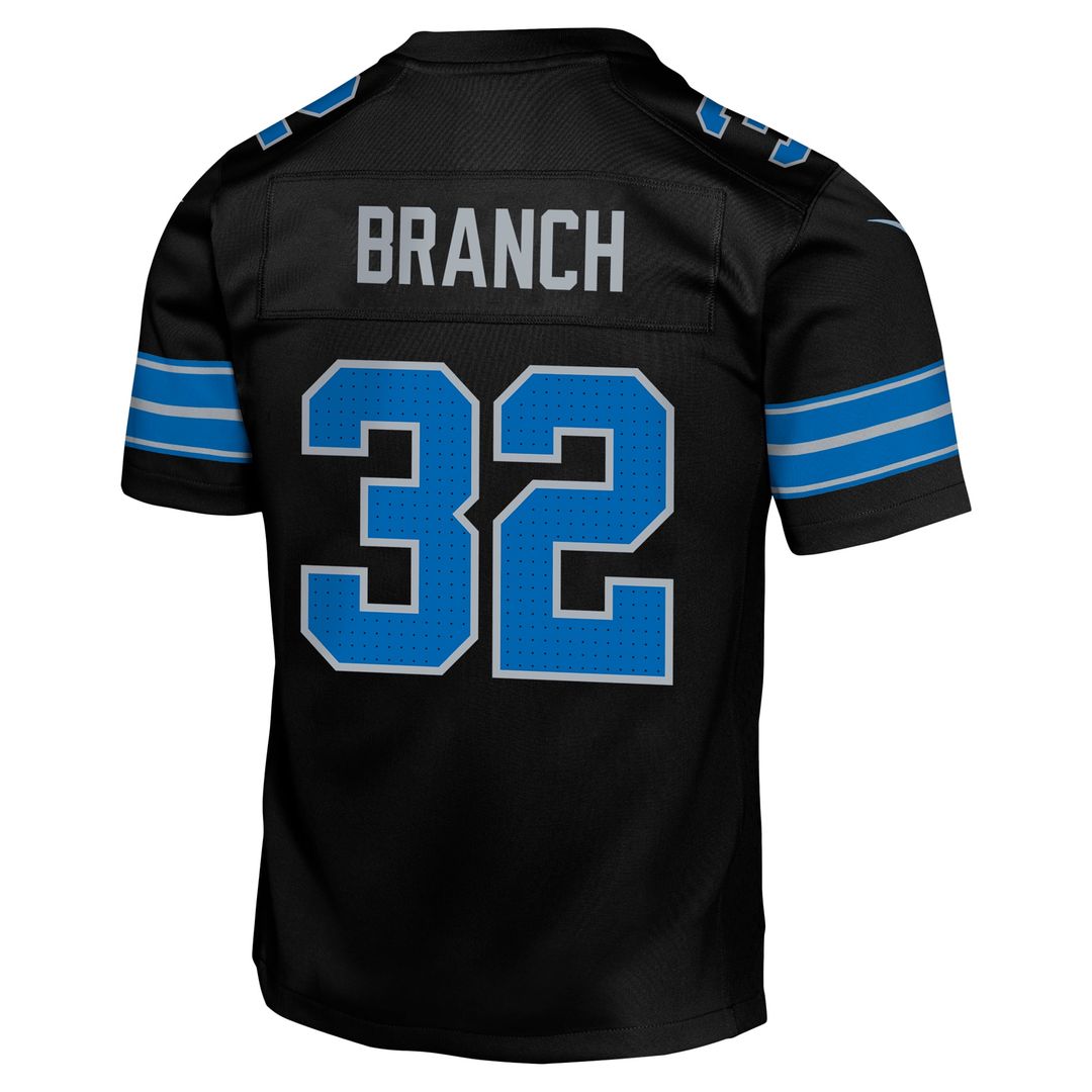 Youth Nike Detroit Lions Brian Branch Blue Game NFL Jersey