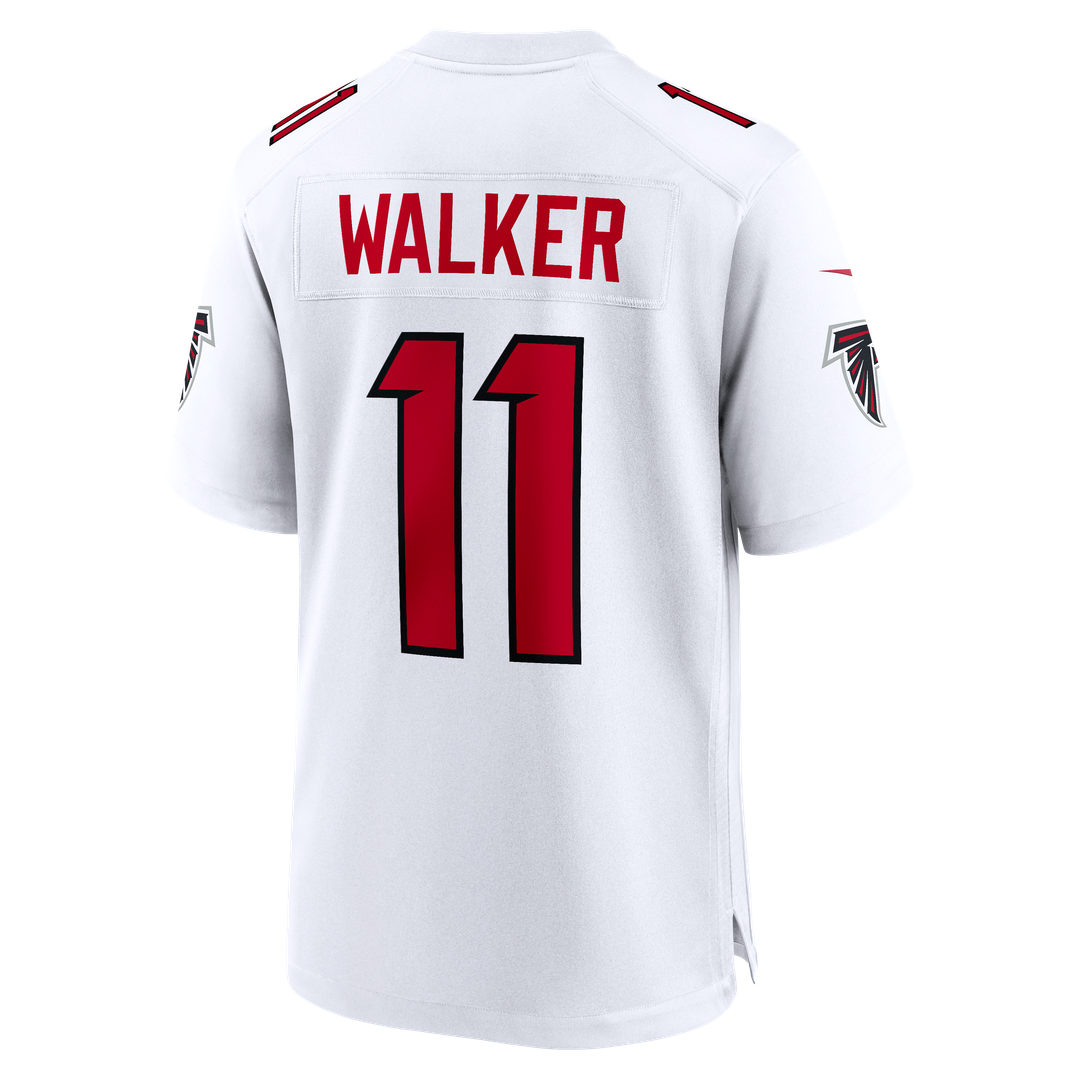 Men's Nike Atlanta Falcons Jalon Walker White Game NFL Jersey