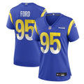 Women's Nike Los Angeles Rams Poona Ford Royal Team Game NFL Jersey