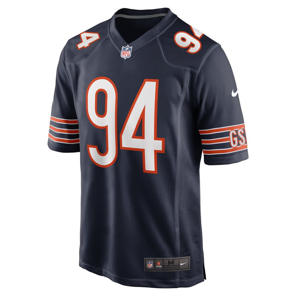 Men's Nike Chicago Bears Austin Booker Navy Game NFL Jersey