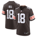 Men's Nike Cleveland Browns David Bell Brown Game NFL Jersey