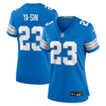 Women's Nike Detroit Lions Rock Ya-Sin Blue Team Game NFL Jersey