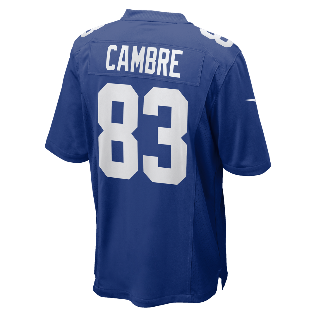 Men's Nike New York Giants Dalen Cambre Royal Team Game NFL Jersey