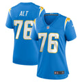 Women's Nike Los Angeles Chargers Joe Alt Powder Blue 2024 NFL Draft First Round Pick Player Game NFL Jersey