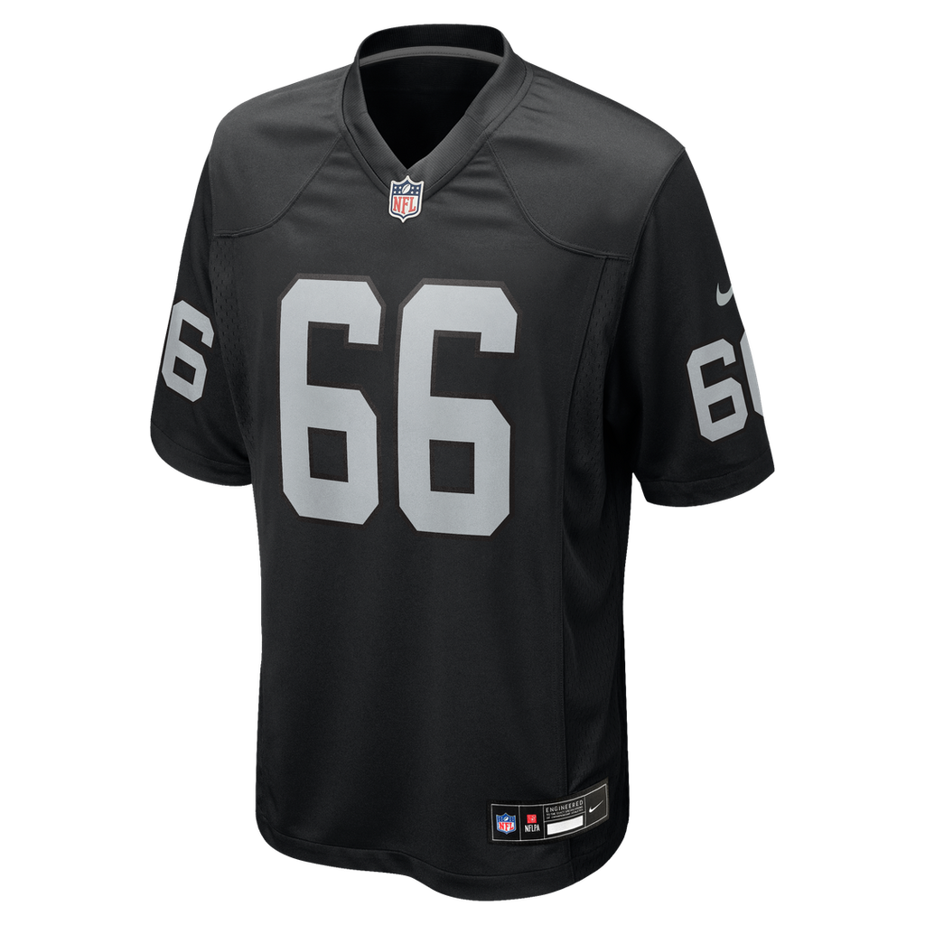 Men's Nike Las Vegas Raiders Dylan Parham Black Game Player NFL Jersey