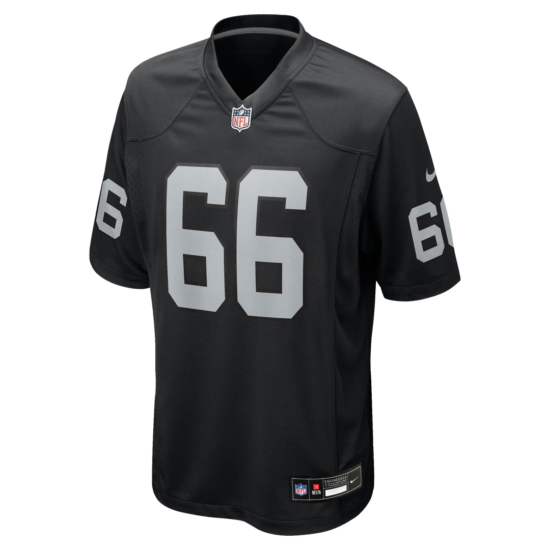 Men's Nike Las Vegas Raiders Dylan Parham Black Game Player NFL Jersey