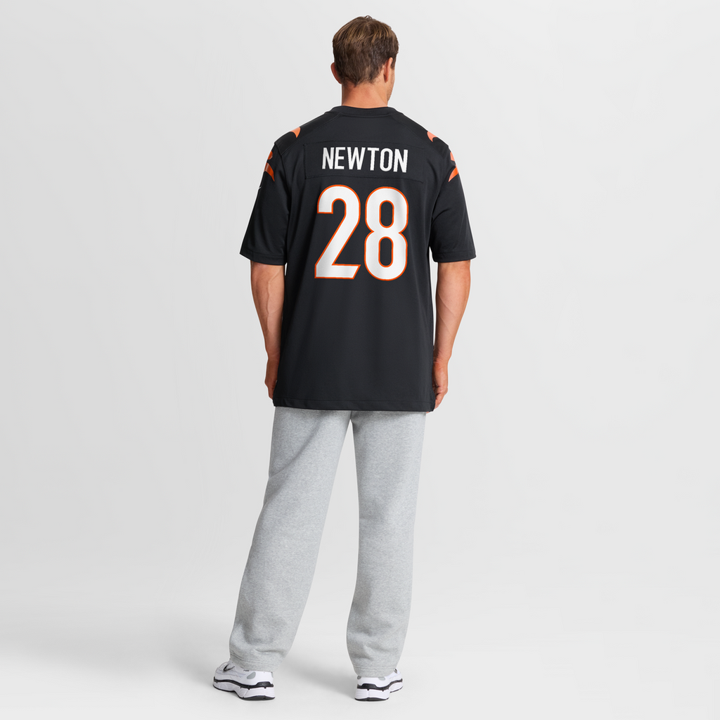 Men's Nike Cincinnati Bengals Josh Newton Black Game NFL Jersey