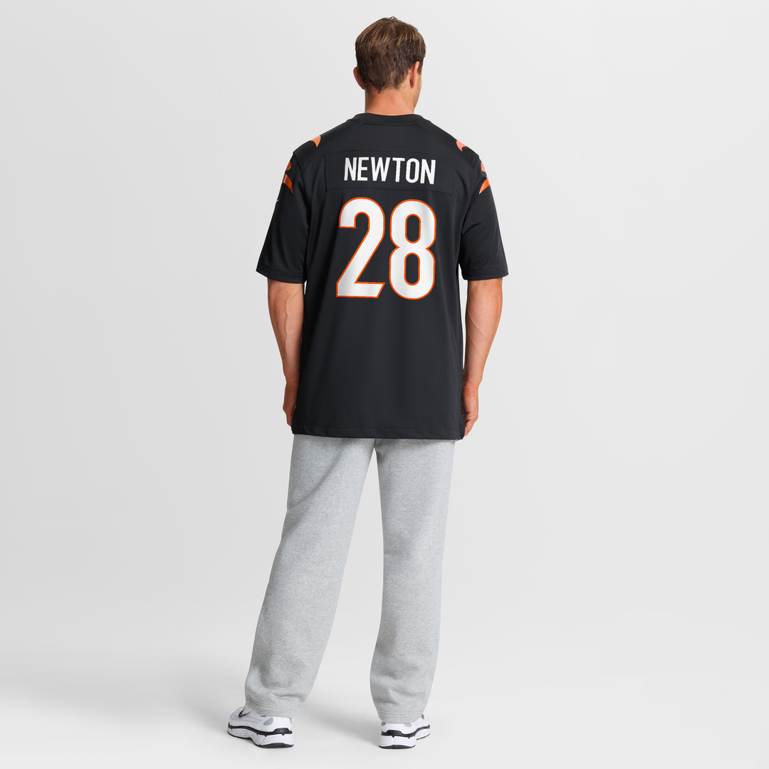 Men's Nike Cincinnati Bengals Josh Newton Black Game NFL Jersey