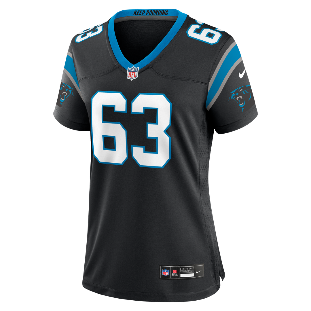 Women's Nike Carolina Panthers Rasheed Walker Black Team Game NFL Jersey