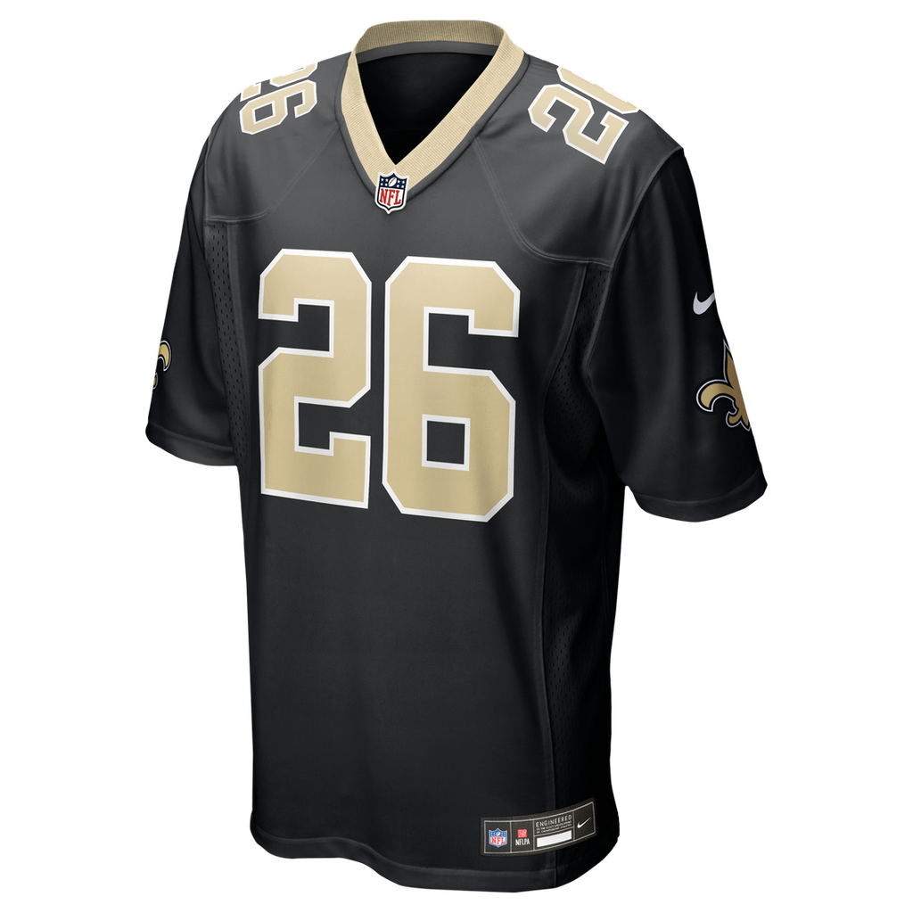 Men's Nike New Orleans Saints Deuce McAllister Black Game Retired Player NFL Jersey