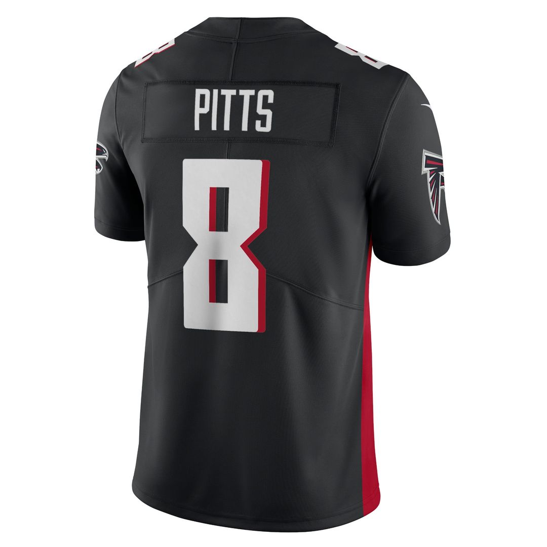 Men's Nike Atlanta Falcons Kyle Pitts Black Vapor Limited NFL Jersey