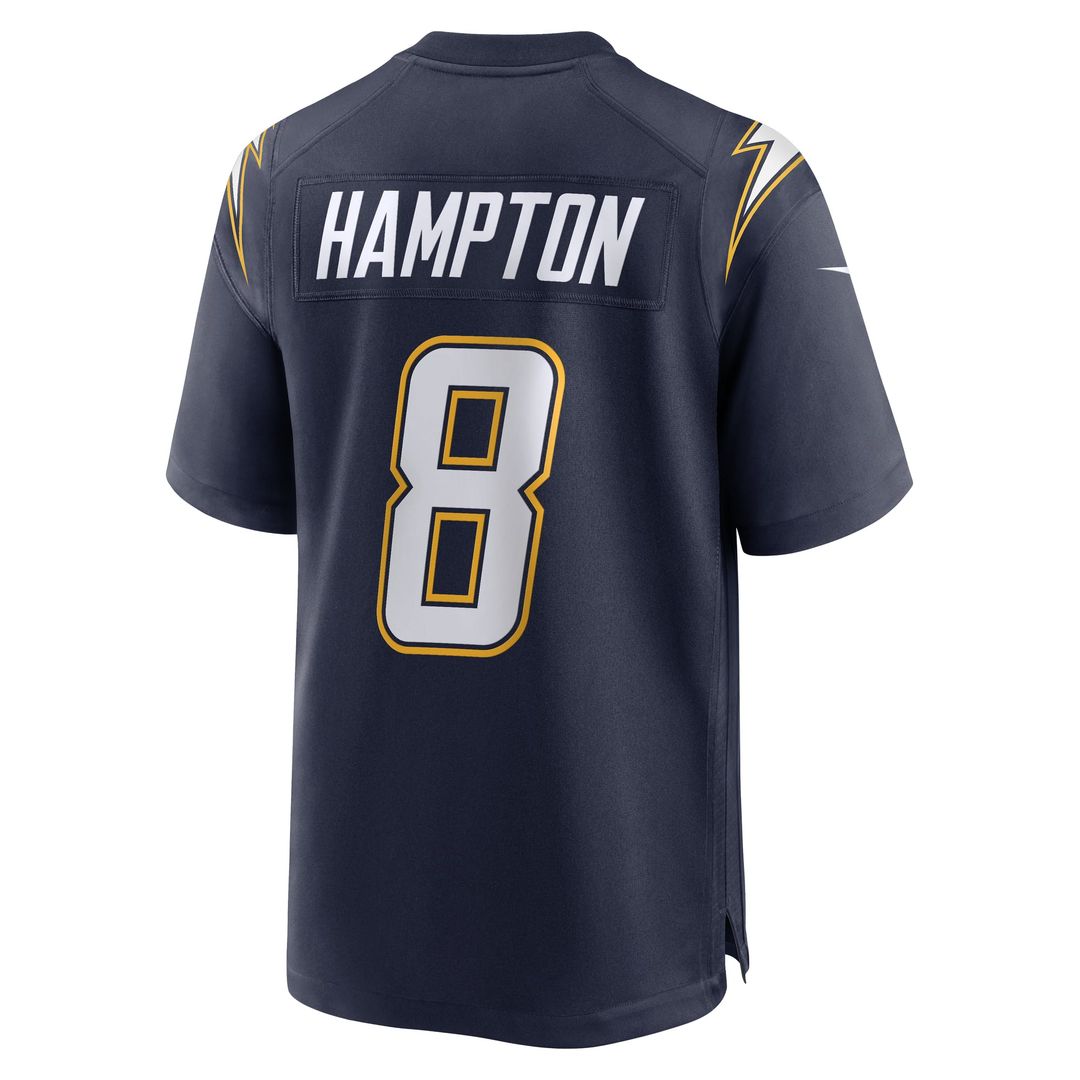 Men's Nike Los Angeles Chargers Omarion Hampton Powder Blue Game Player NFL Jersey