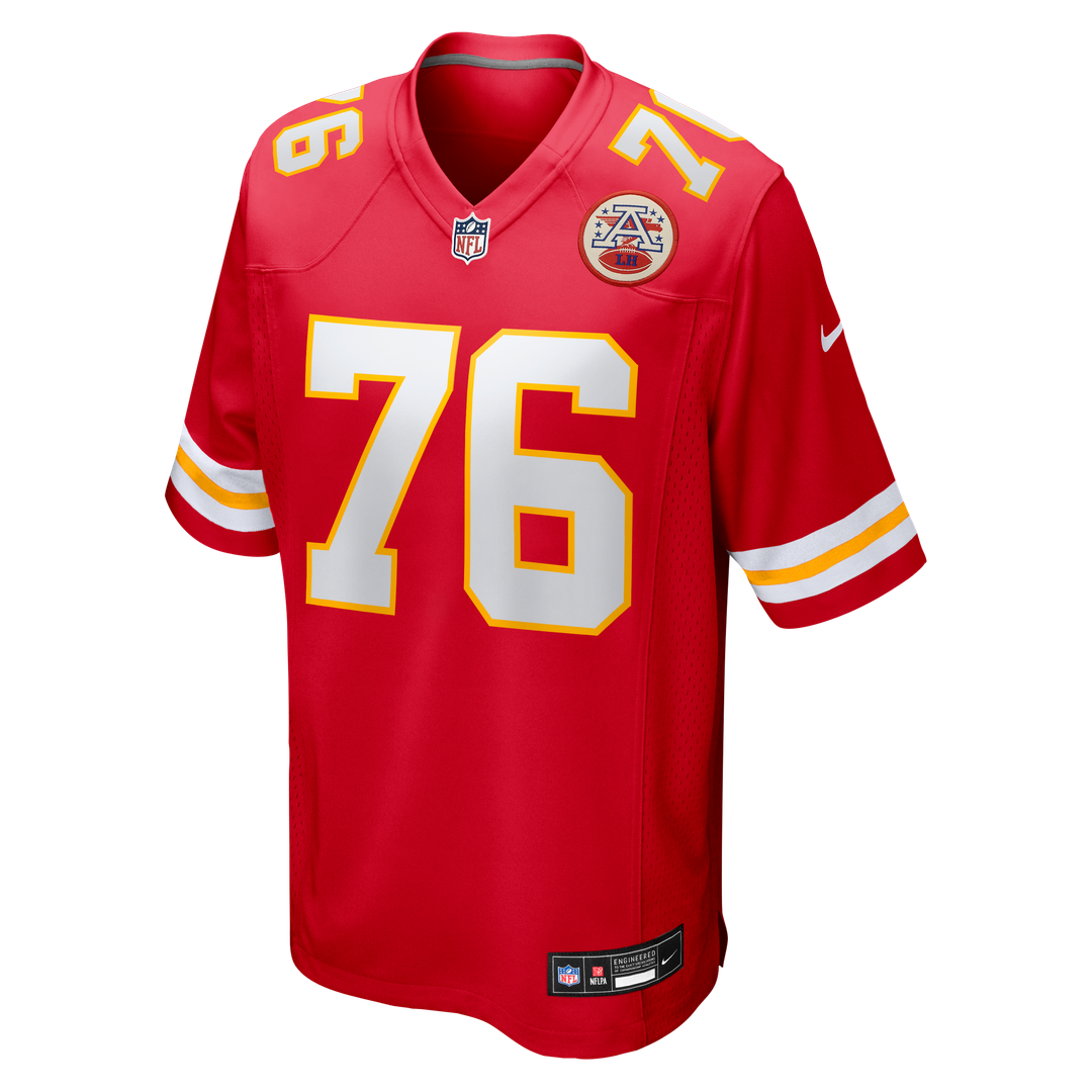 Men's Nike Kansas City Chiefs Kingsley Suamataia Red Game NFL Jersey