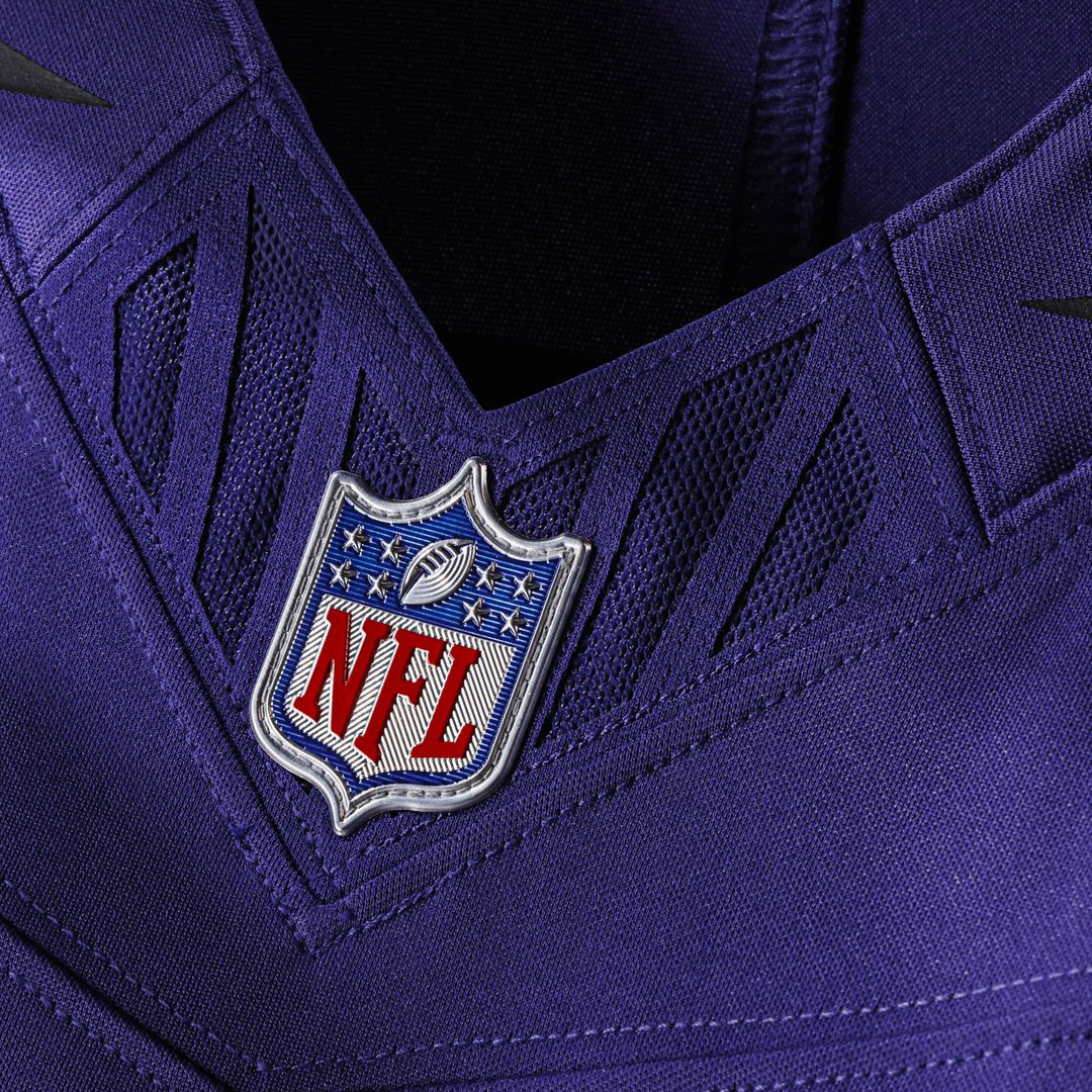 Men's Nike Baltimore Ravens Kyle Hamilton Purple Vapor F.U.S.E. Stitched Limited NFL Jersey