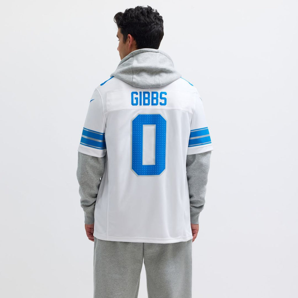Men's Nike Detroit Lions Jahmyr Gibbs Black 2nd Alternate Vapor F.U.S.E. Limited NFL Jersey