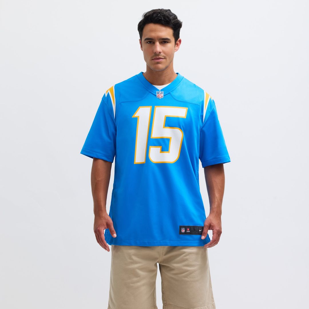 Men's Nike Los Angeles Chargers Ladd McConkey Powder Blue Player Game NFL Jersey