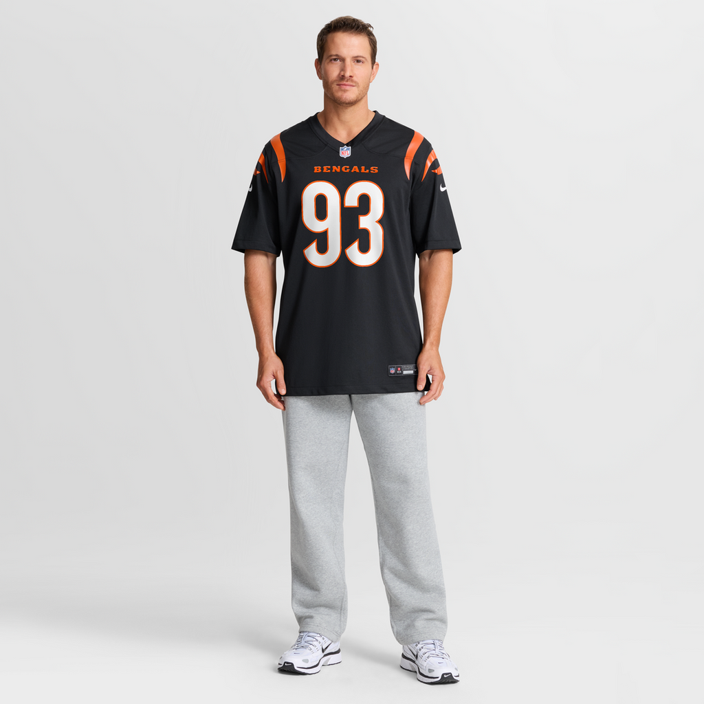 Men's Nike Cincinnati Bengals Jonathan Allen Black Team Game NFL Jersey